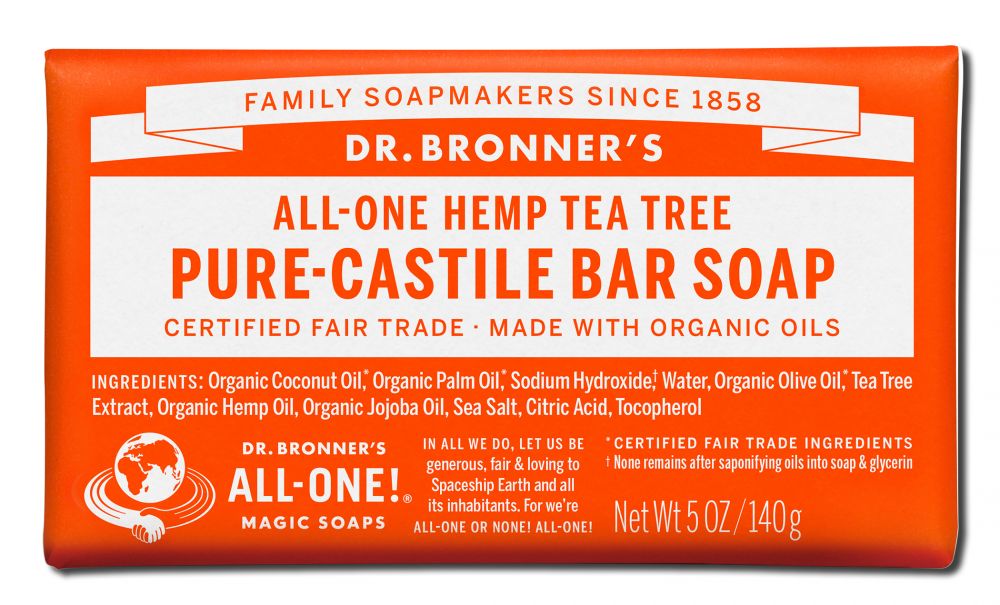Dr. Bronner's Tea Tree Pure-Castile Magic Bar Soap - 5 oz