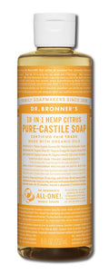 Dr. Bronner's Citrus Pure-Castile Magic Liquid Soap - 8 fl oz