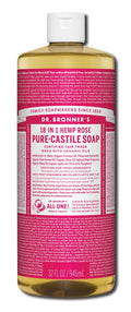 Dr. Bronner's Rose Pure-Castile Magic Liquid Soap - 32 fl oz
