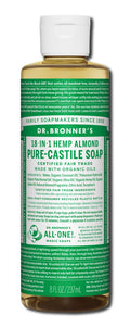 Dr. Bronner's Almond Pure-Castile Magic Liquid Soap - 8 fl oz