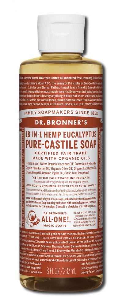Dr. Bronner's Eucalyptus Pure-Castile Magic Liquid Soap - 8 fl oz