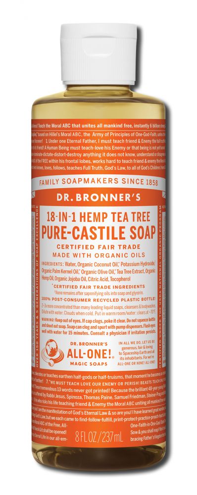 Dr. Bronner's Tea Tree Pure-Castile Magic Liquid Soap - 8 fl oz