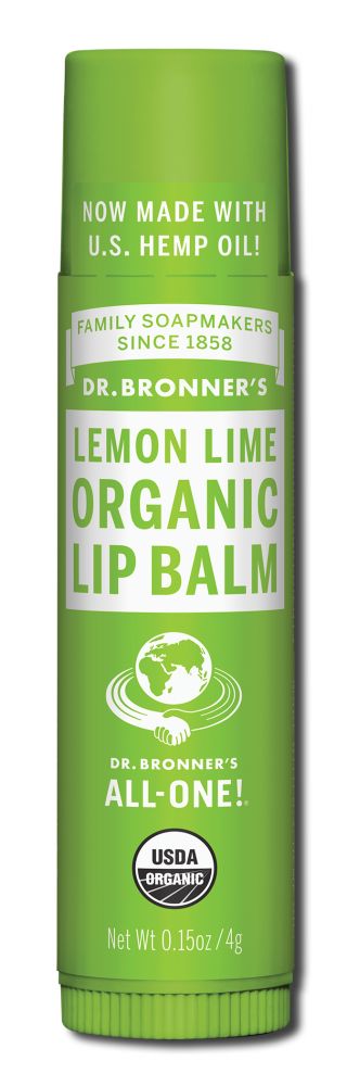 Dr. Bronner's Lemon Lime Organic Lip Balm - 0.15 oz