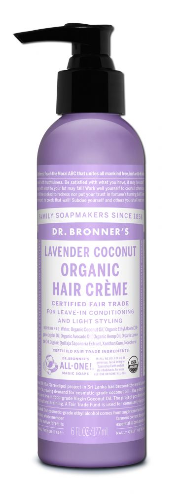 Dr. Bronner's Lavender Organic Hair Creme - 6 fl oz
