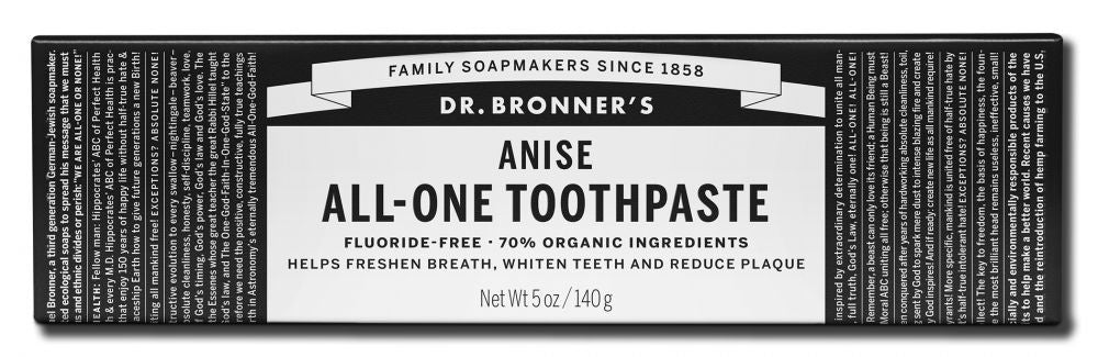 Dr. Bronner's Anise All-One Toothpaste - 5 oz