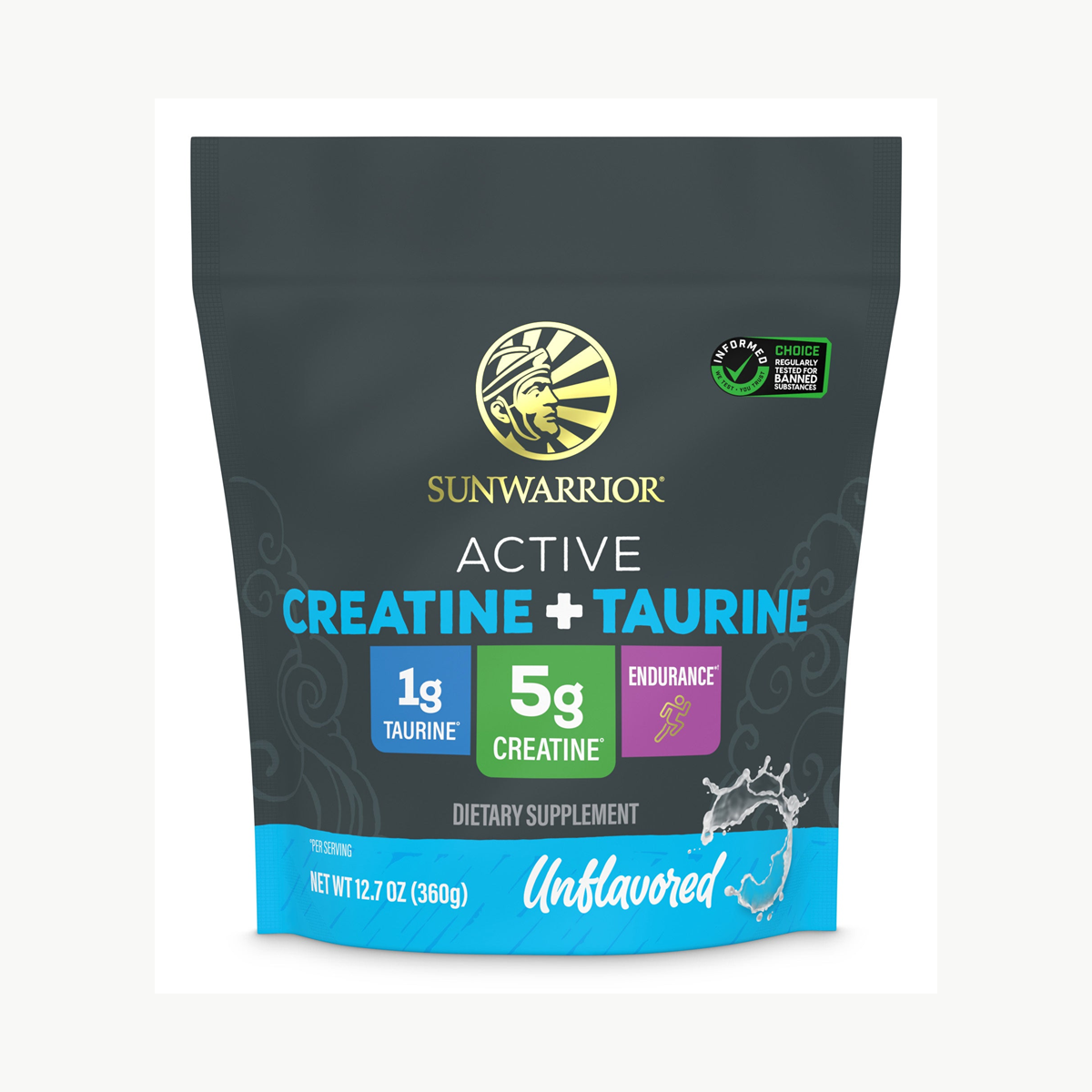 Sunwarrior Active Creatine + Taurine 360g official front image