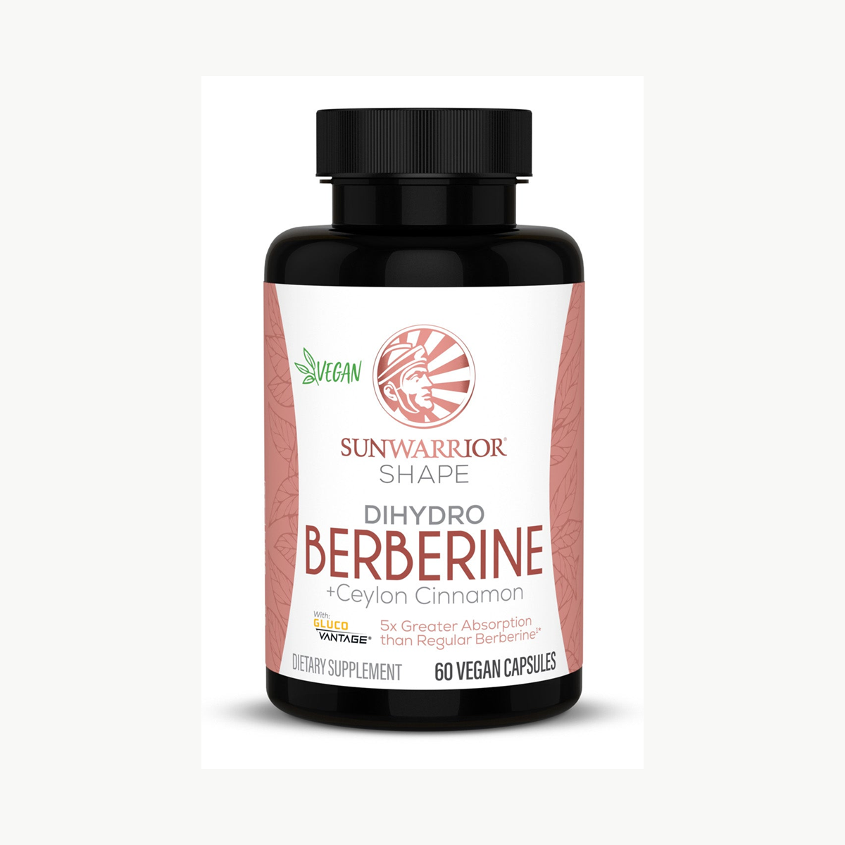 Sunwarrior Shape Dihydro Berberine+ Ceylon Cinnamon 60 Caps official front image