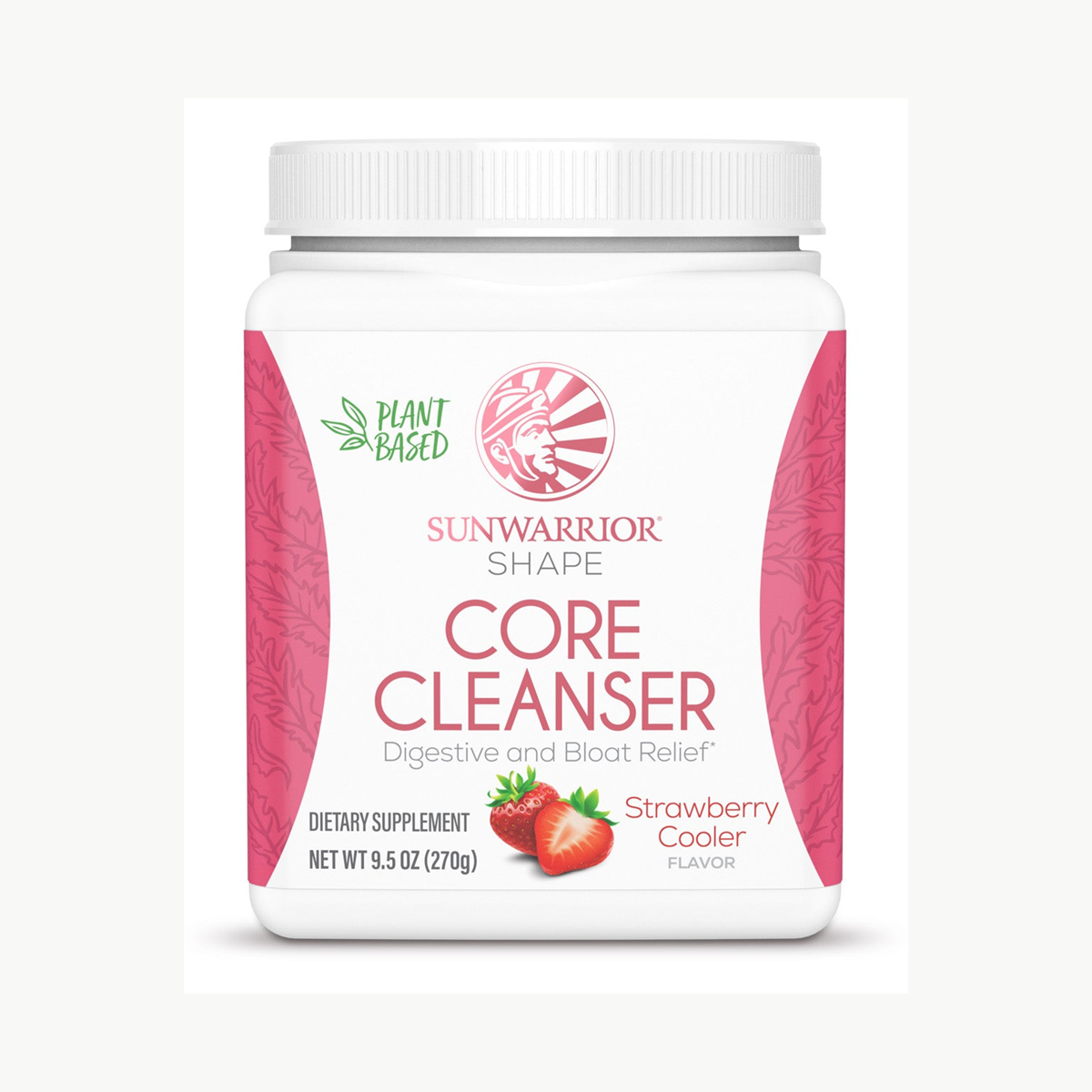 Sunwarrior Core Cleanser Strawberry Cooler 270g official front image