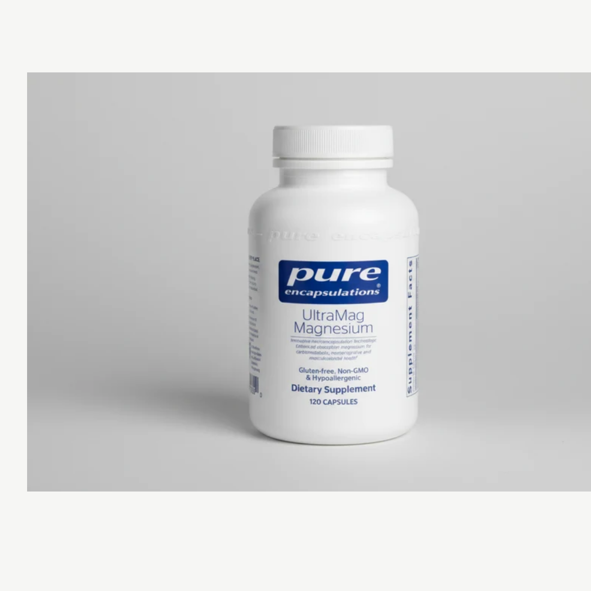 Pure Encapsulations UltraMag Magnesium - 120 Capsules front label