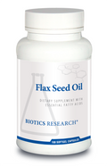 Flax Seed Oil Caps by Biotics Research - 100 Capsules