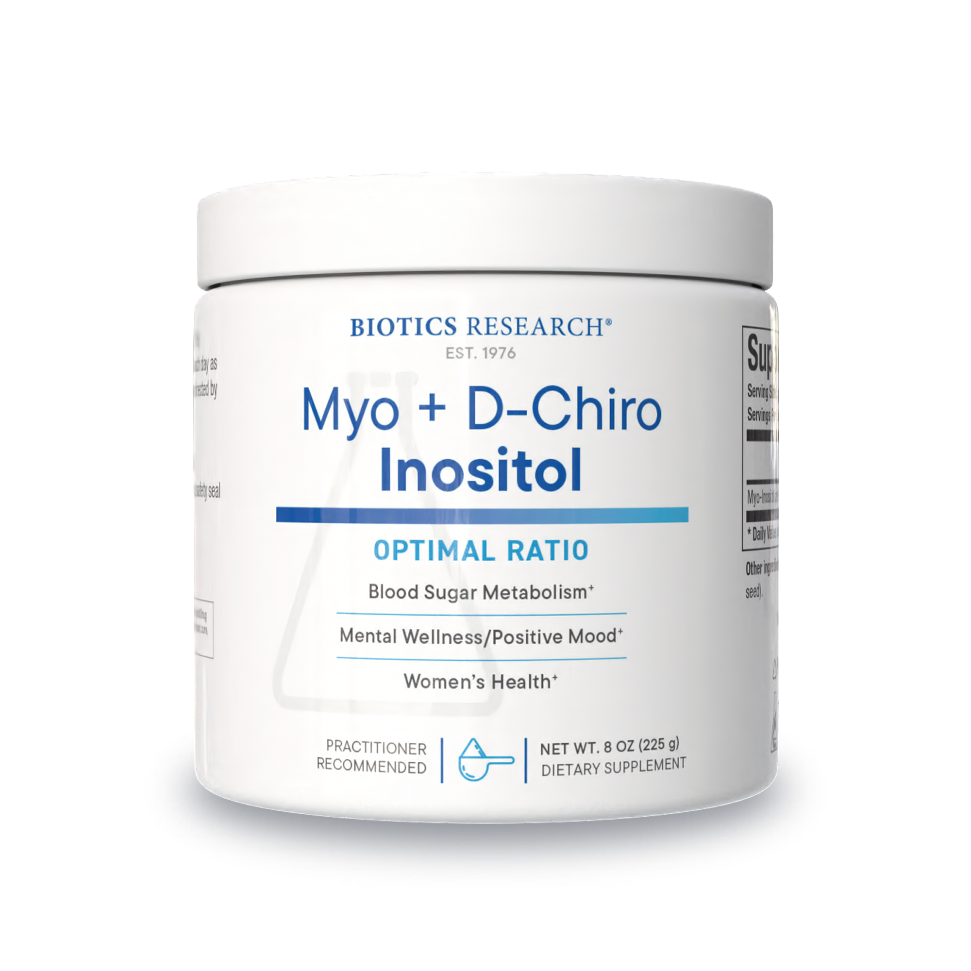 Myo + D-Chiro Inositol (previously Balanced B8) by Biotics Research - 8 oz
