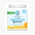 Sunwarrior Clear Protein Refresh Peach Mango 420g official front image