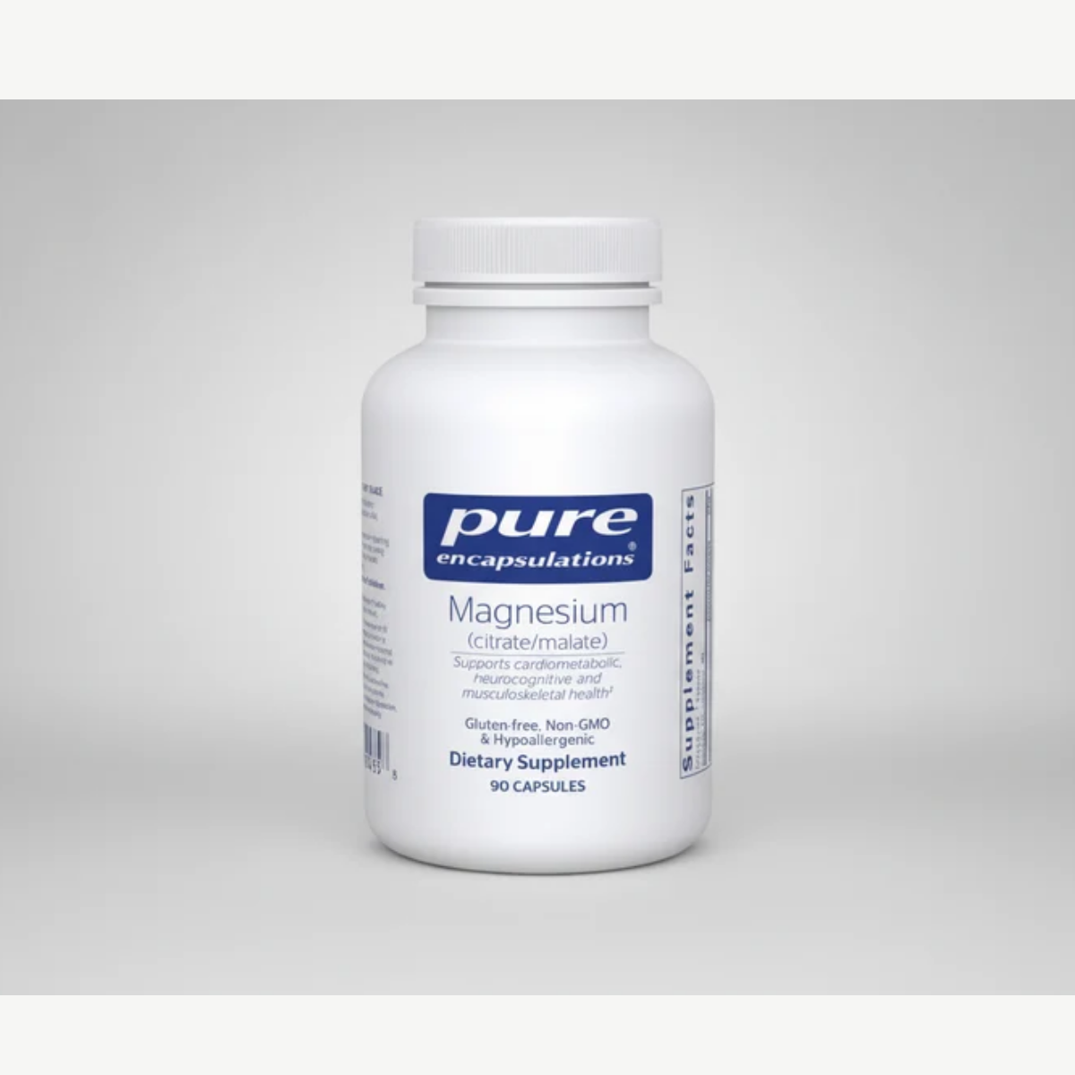 Pure Encapsulations Magnesium (citrate/malate) - 90 Capsules front label