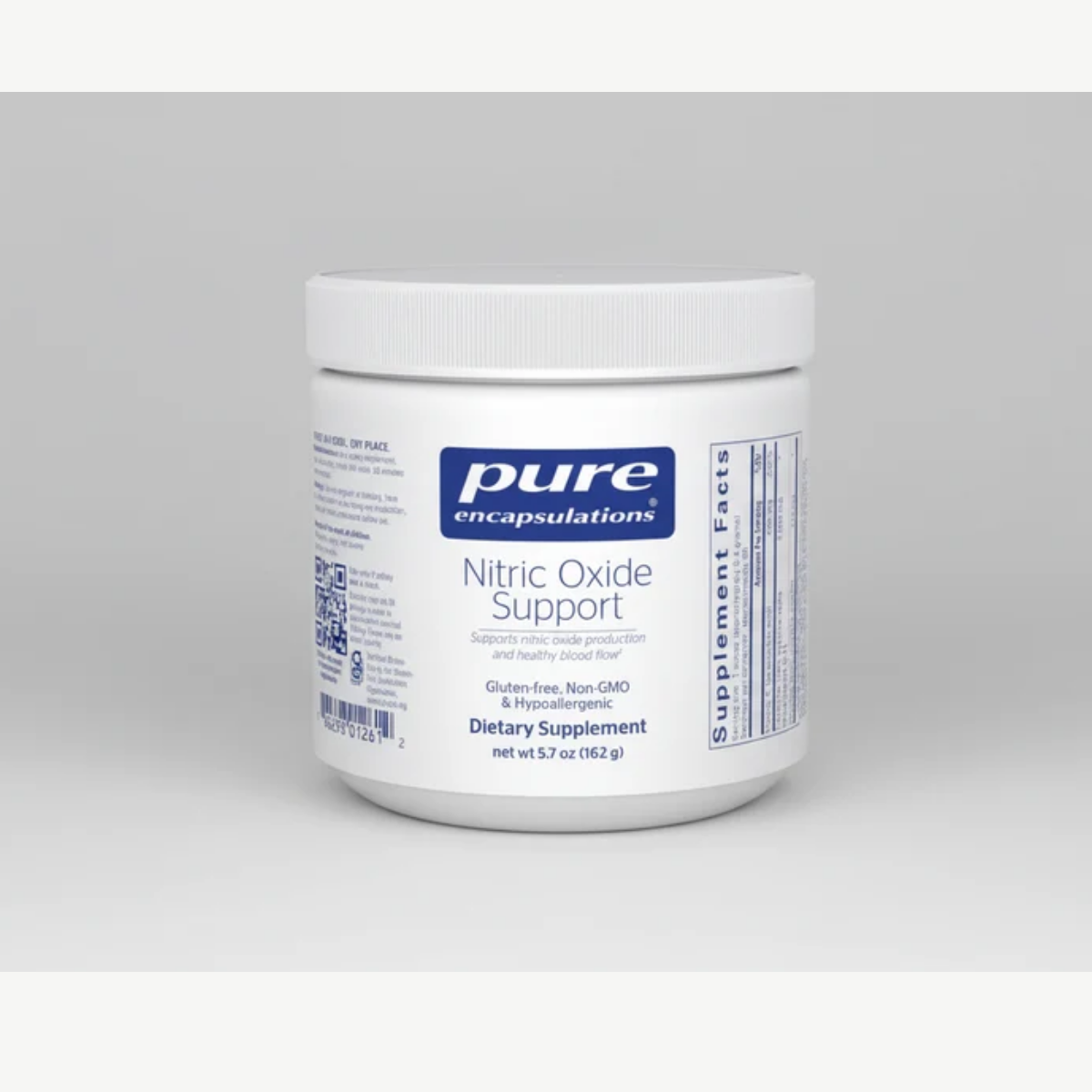 Pure Encapsulations Nitric Oxide Support 162 gms front label
