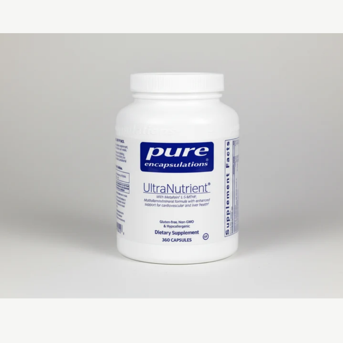 Pure Encapsulations UltraNutrient - 360 Capsules front label
