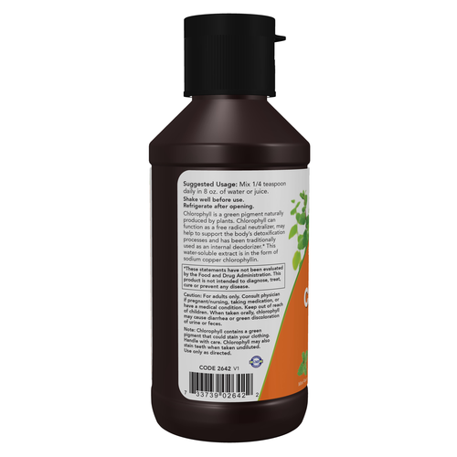 NOW Foods Chlorophyll Liquid Extra Strength Mint 4 oz