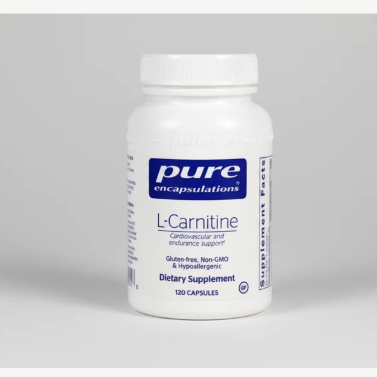 Pure Encapsulations L-Carnitine - 120 Capsules front label