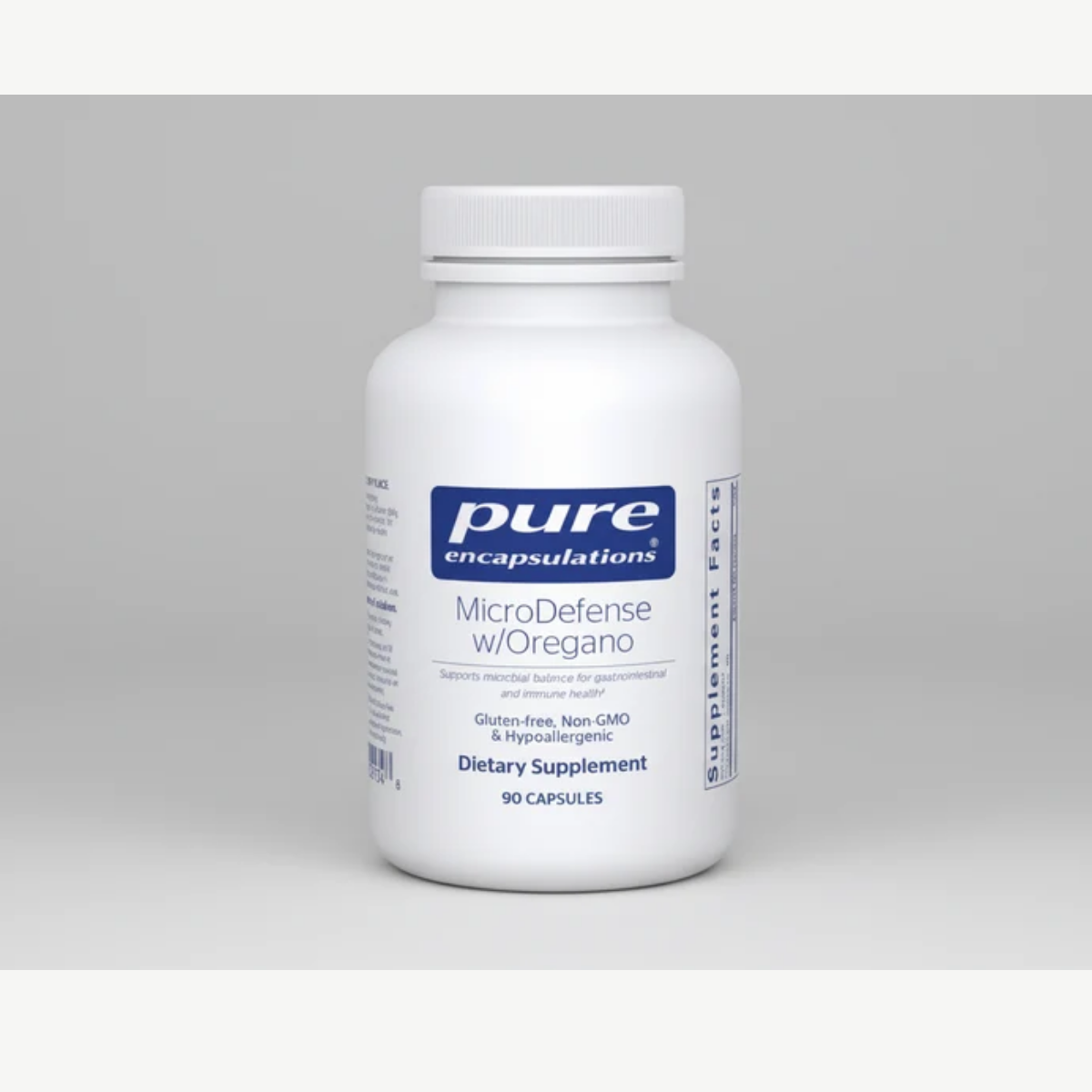 Pure Encapsulations MicroDefense with Oregano - 90 Capsules front label