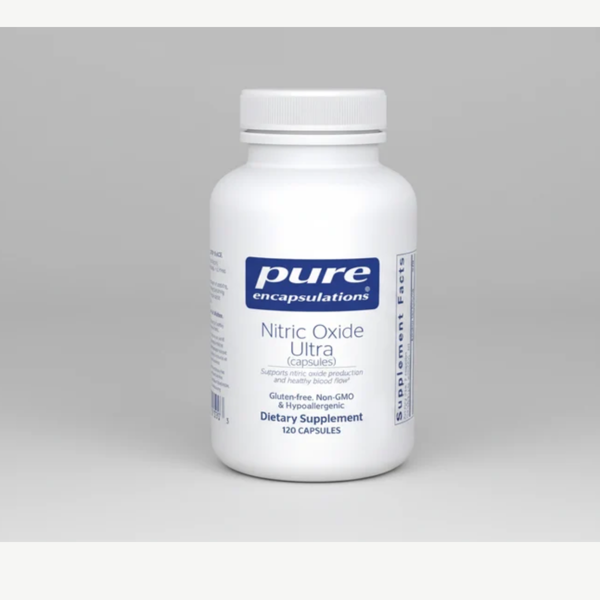 Pure Encapsulations Nitric Oxide Ultra - 120 Capsules front label