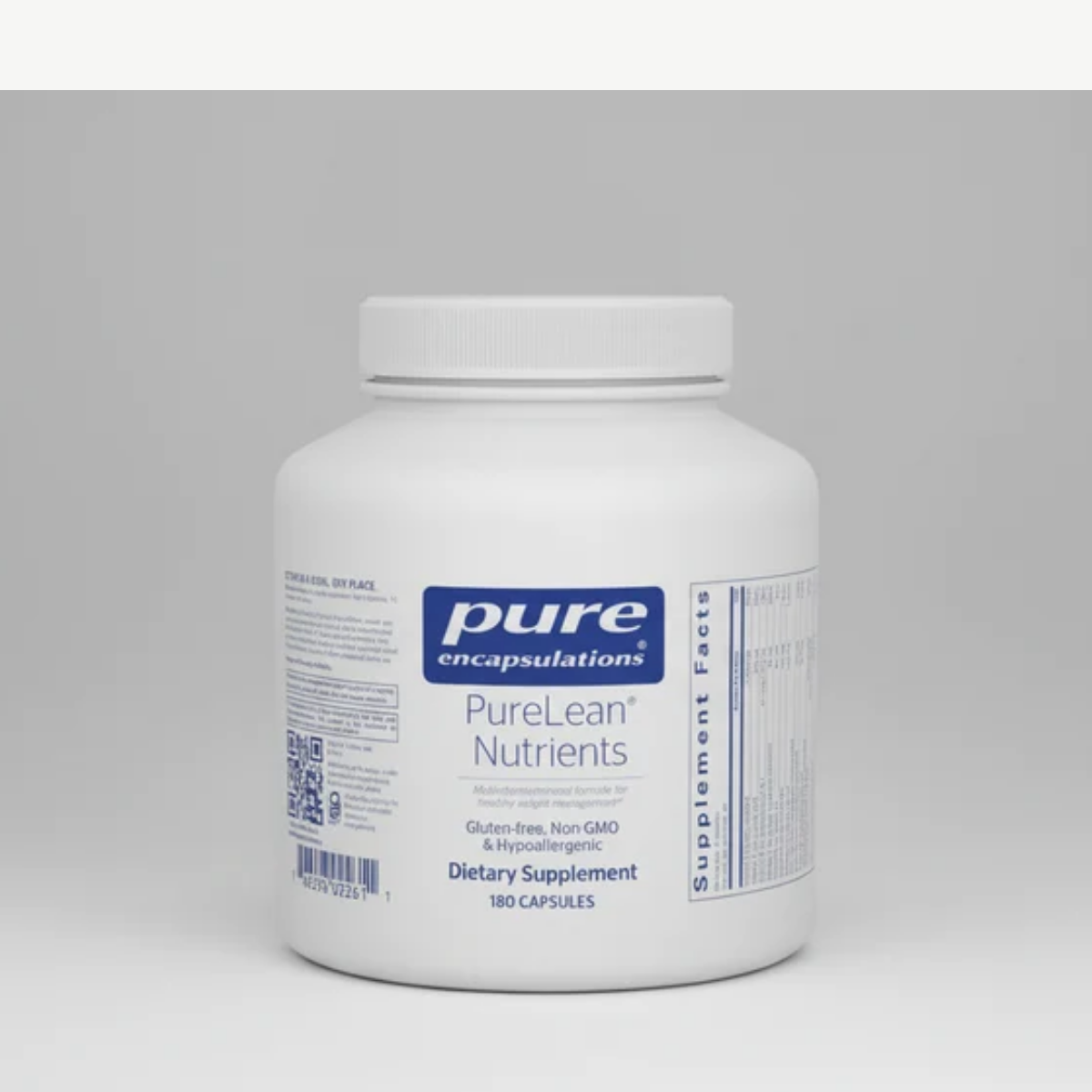 Pure Encapsulations PureLean Nutrients - 180 Capsules front label