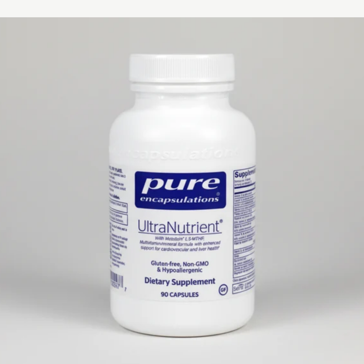 Pure Encapsulations UltraNutrient - 90 Capsules front label