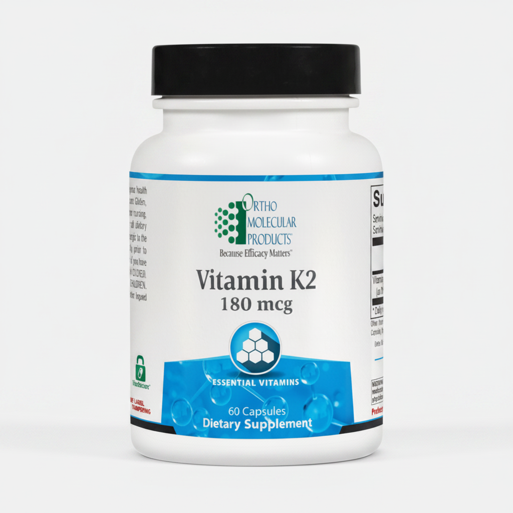 Ortho Molecular Products Vitamin K2 180 mcg 60 Capsules