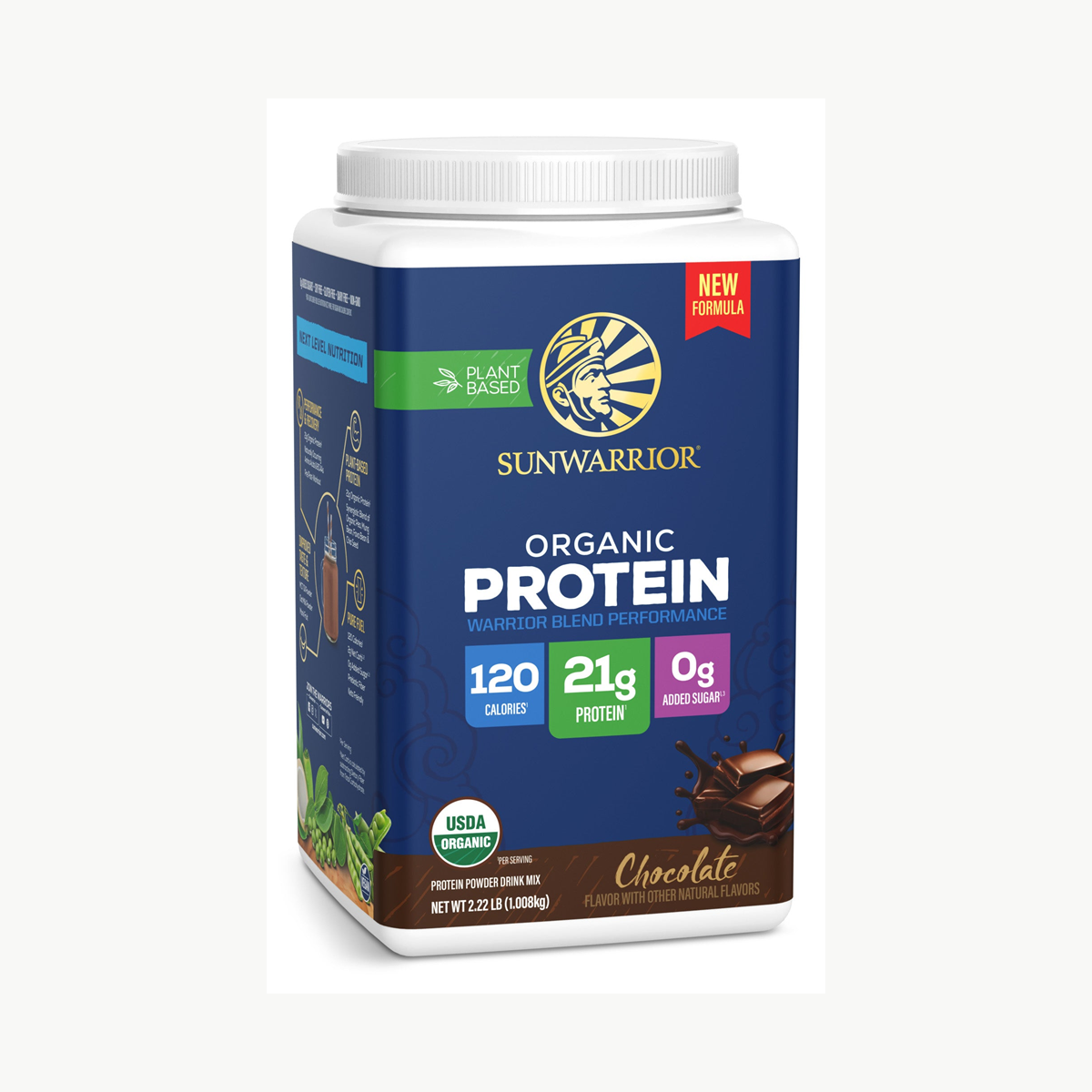 Sunwarrior Warrior Blend Performance Chocolate 1007.58g official front image