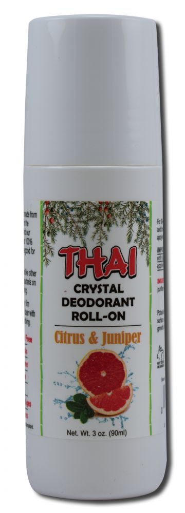 Thai Liquid Roll-On Deodorant Citrus & Juniper – 3 fl oz