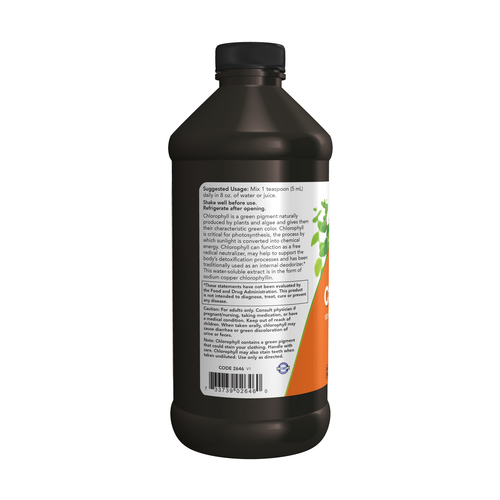NOW Foods Chlorophyll Liquid Unflavored 16 oz