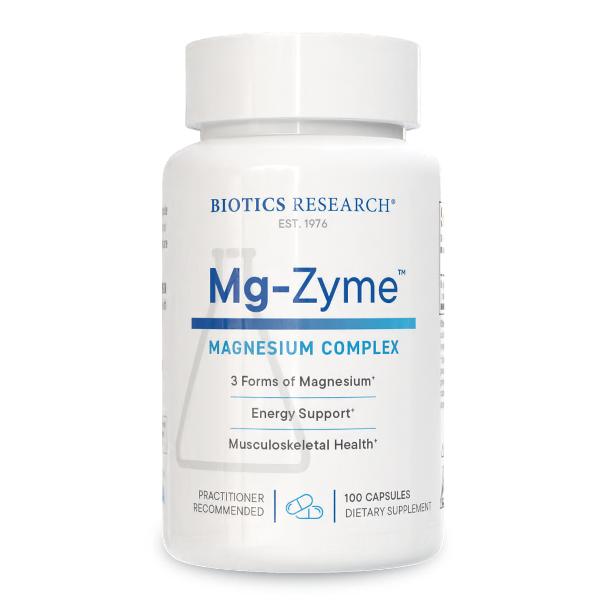 Mg-Zyme™ (Magnesium) by Biotics Research - 100 Capsules