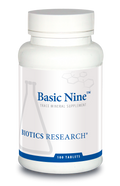 Basic Nine™ (Rare Trace Elements) by Biotics Research - 100 Tablets