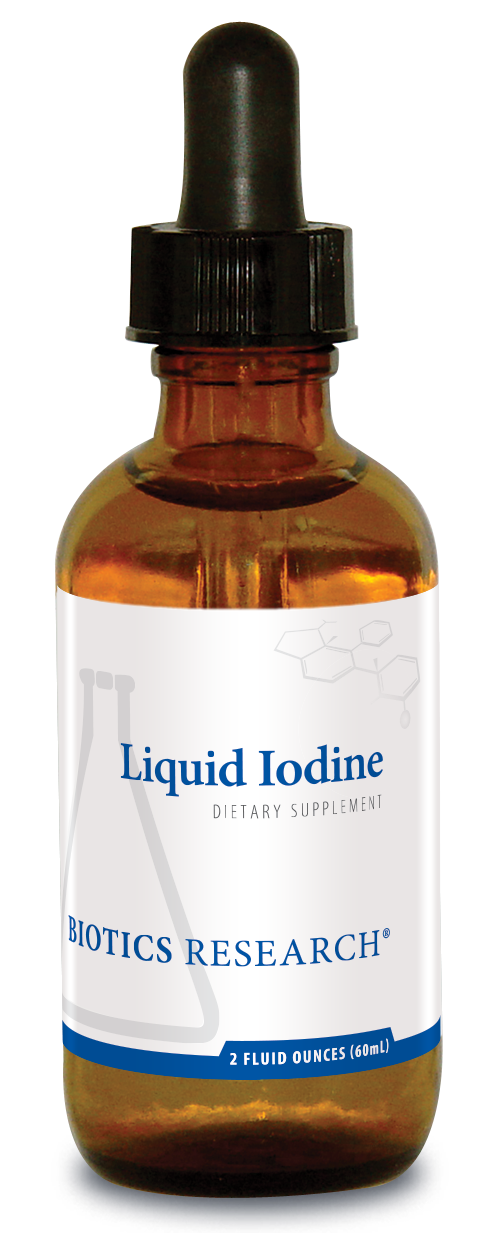 Liquid Iodine by Biotics Research - 2 oz