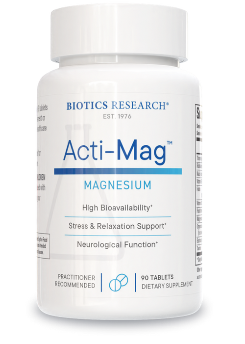 Biotics Research Acti-Mag - 90 Tablets front package image
