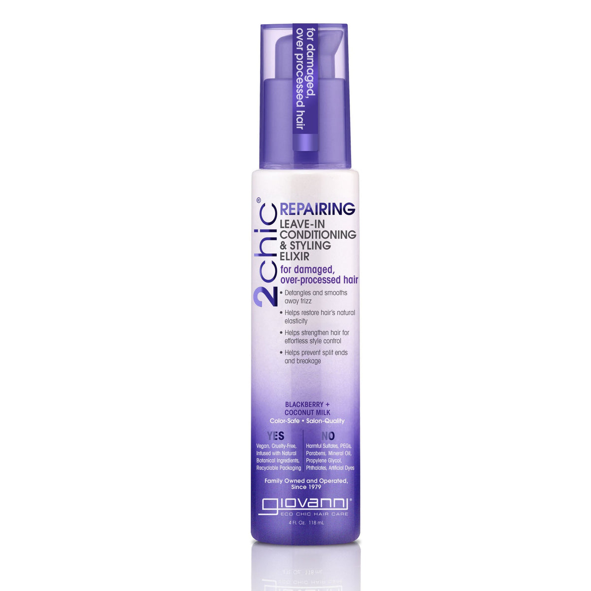 Giovanni 2chic Repairing Leave-In Conditioning & Styling Elixir — 4 oz