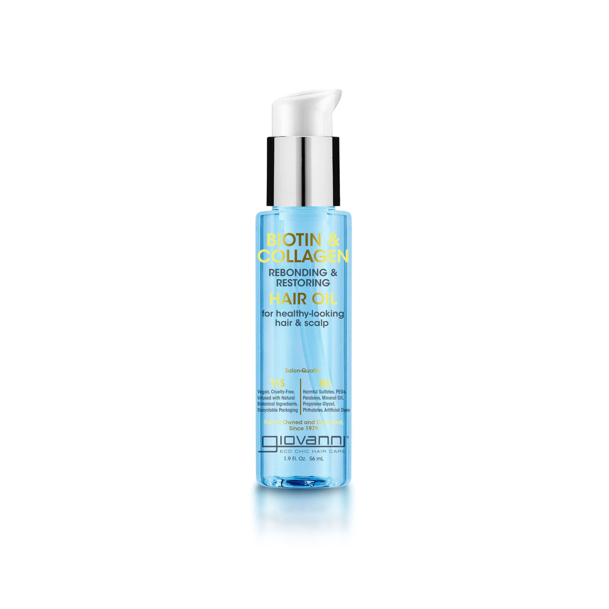 Giovanni Biotin & Collagen Rebonding & Restoring Hair Oil — 1.9 oz
