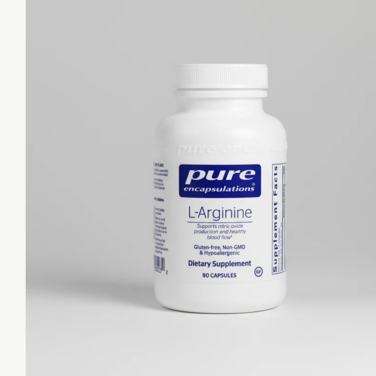 Pure Encapsulations L-Arginine - 90 Capsules front label