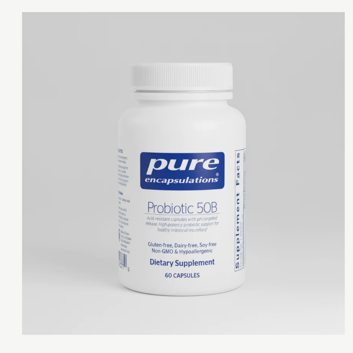 Pure Encapsulations Probiotic 50B - 60 Capsules front label