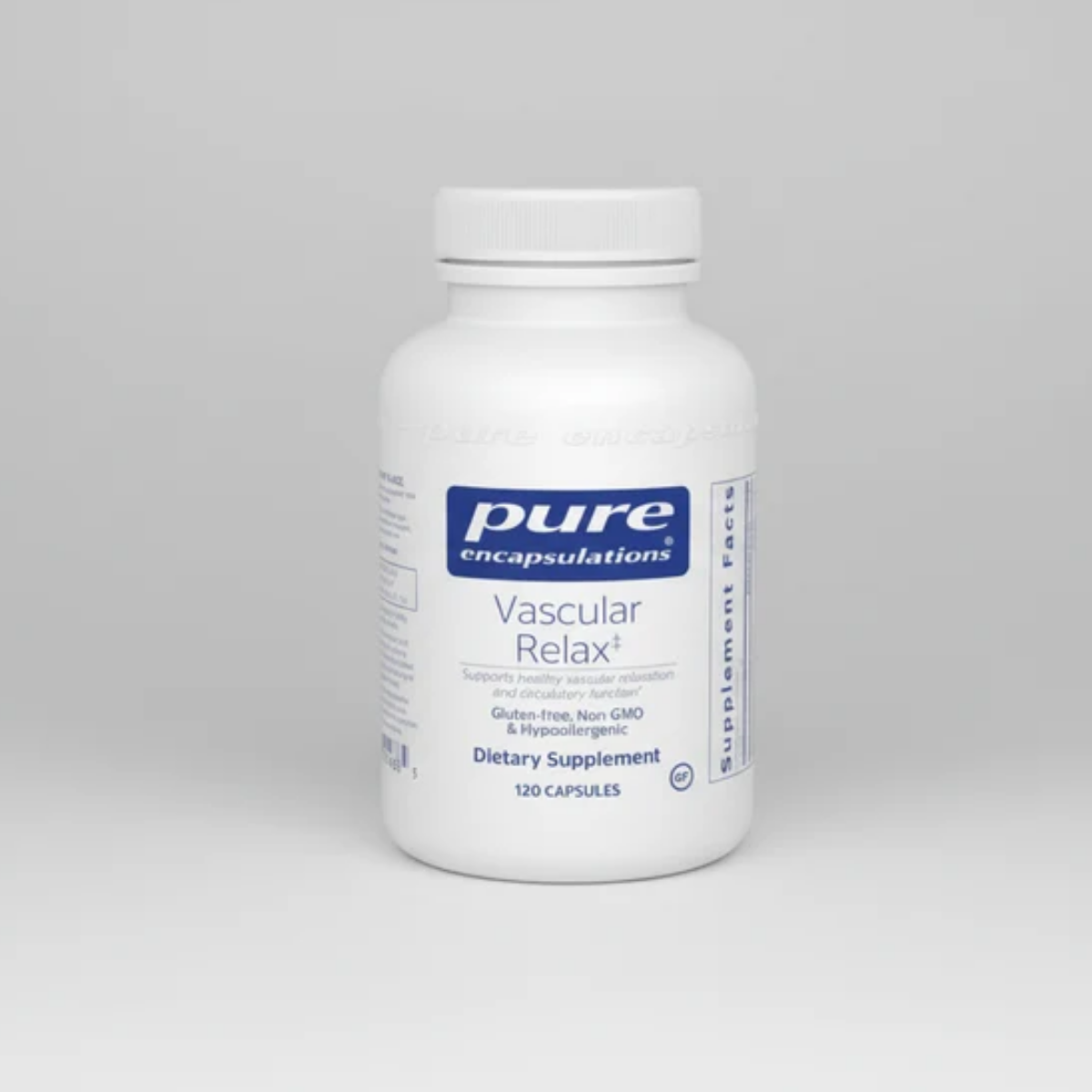 Pure Encapsulations Vascular Relax - 120 Capsules front label
