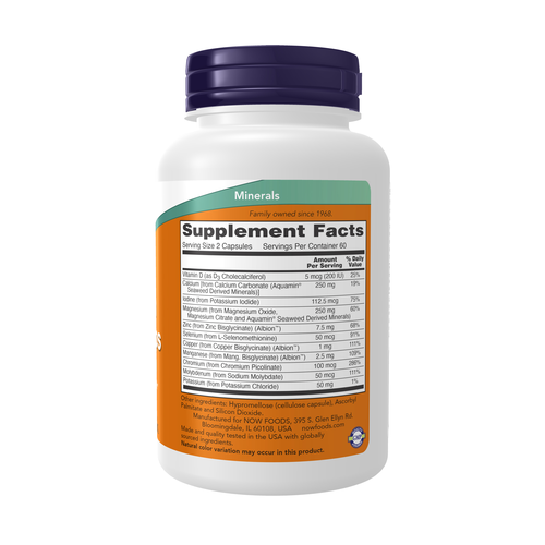 NOW Foods Full Spectrum Mineral Caps 120 Capsules