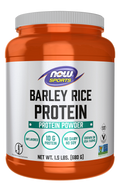 NOW Foods Barley Rice Protein Powder - 1.5 lbs. front package image