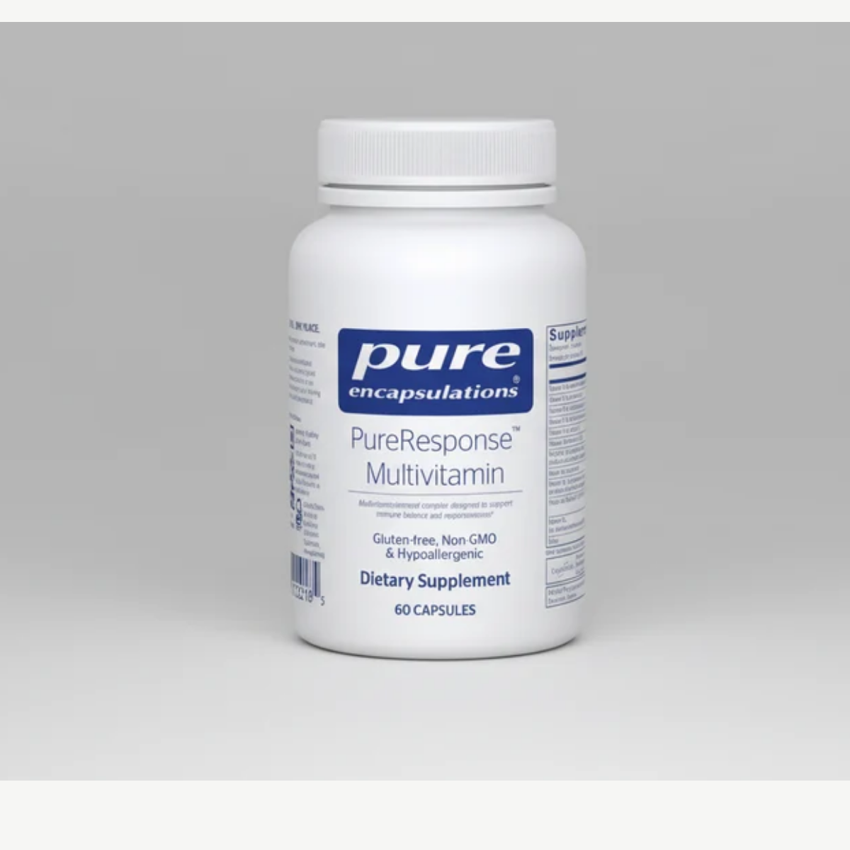 Pure Encapsulations PureResponse Multivitamin - 60 Capsules front label