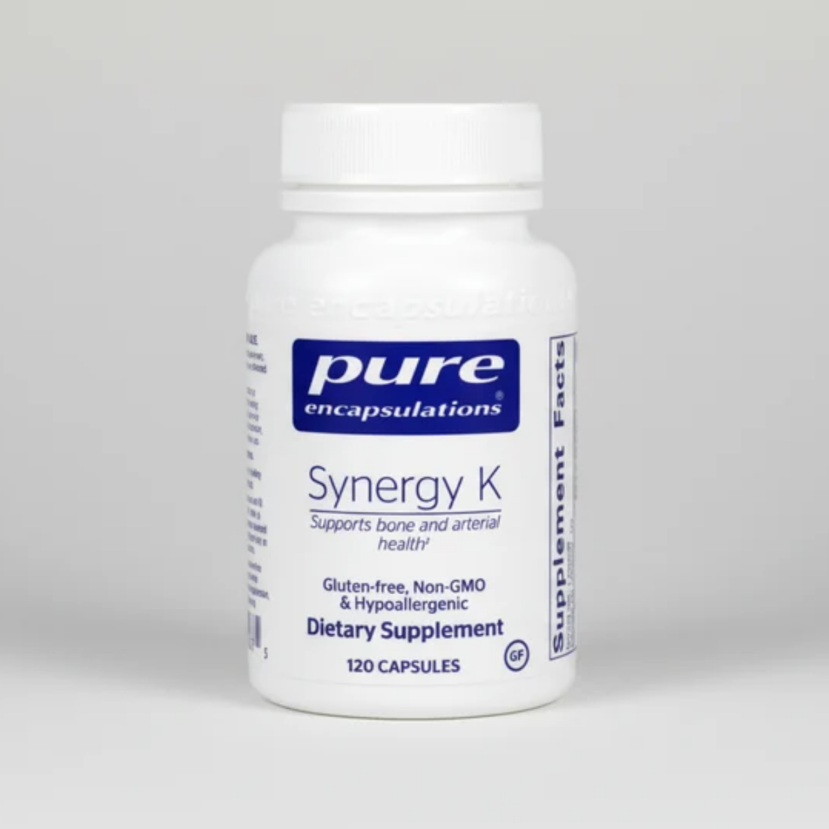 Pure Encapsulations Synergy K - 120 Capsules front label