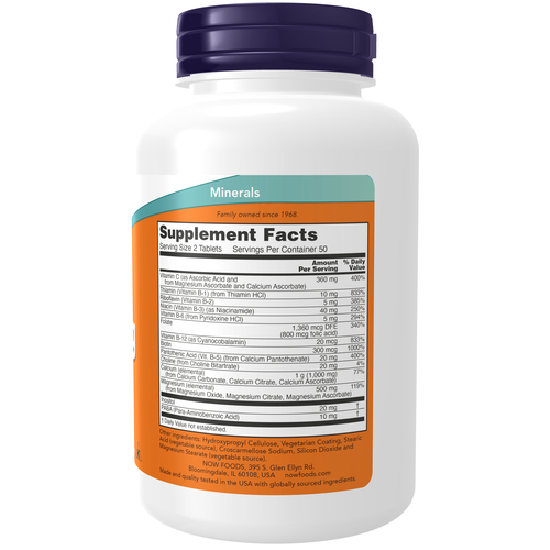 NOW Foods Cal-Mag Stress Formula 100 Tablets