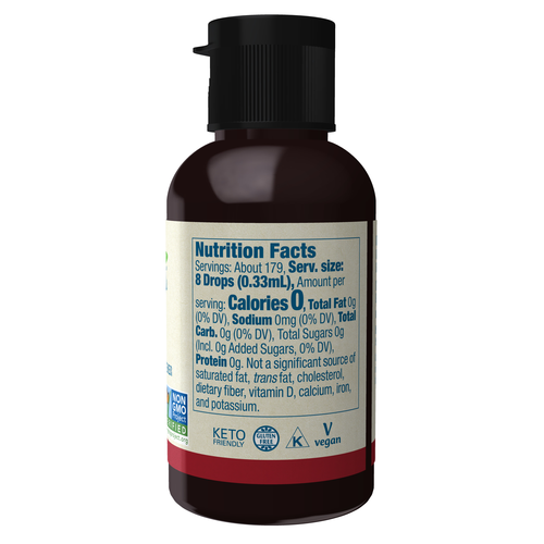 NOW Foods BetterStevia Liquid Maple 2 oz | Zero Calorie Sweetener