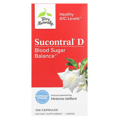 Terry Naturally Sucontral D Glucose Metabolism Support 120 Capsules