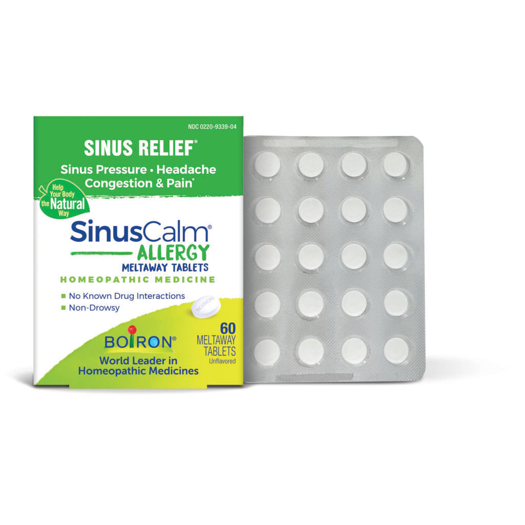 Boiron SinusCalm Allergy 60 Meltaway Tablets | Homeopathic Formula