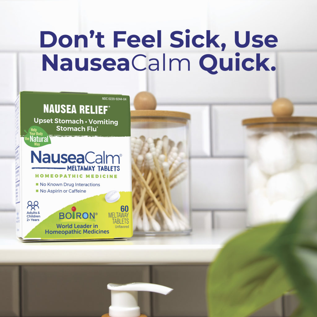 Boiron NauseaCalm Homeopathic Meltaway Tablets 60ct