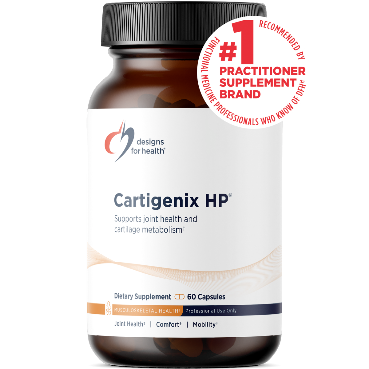 Designs for Health Cartigenix HP 60 caps front label