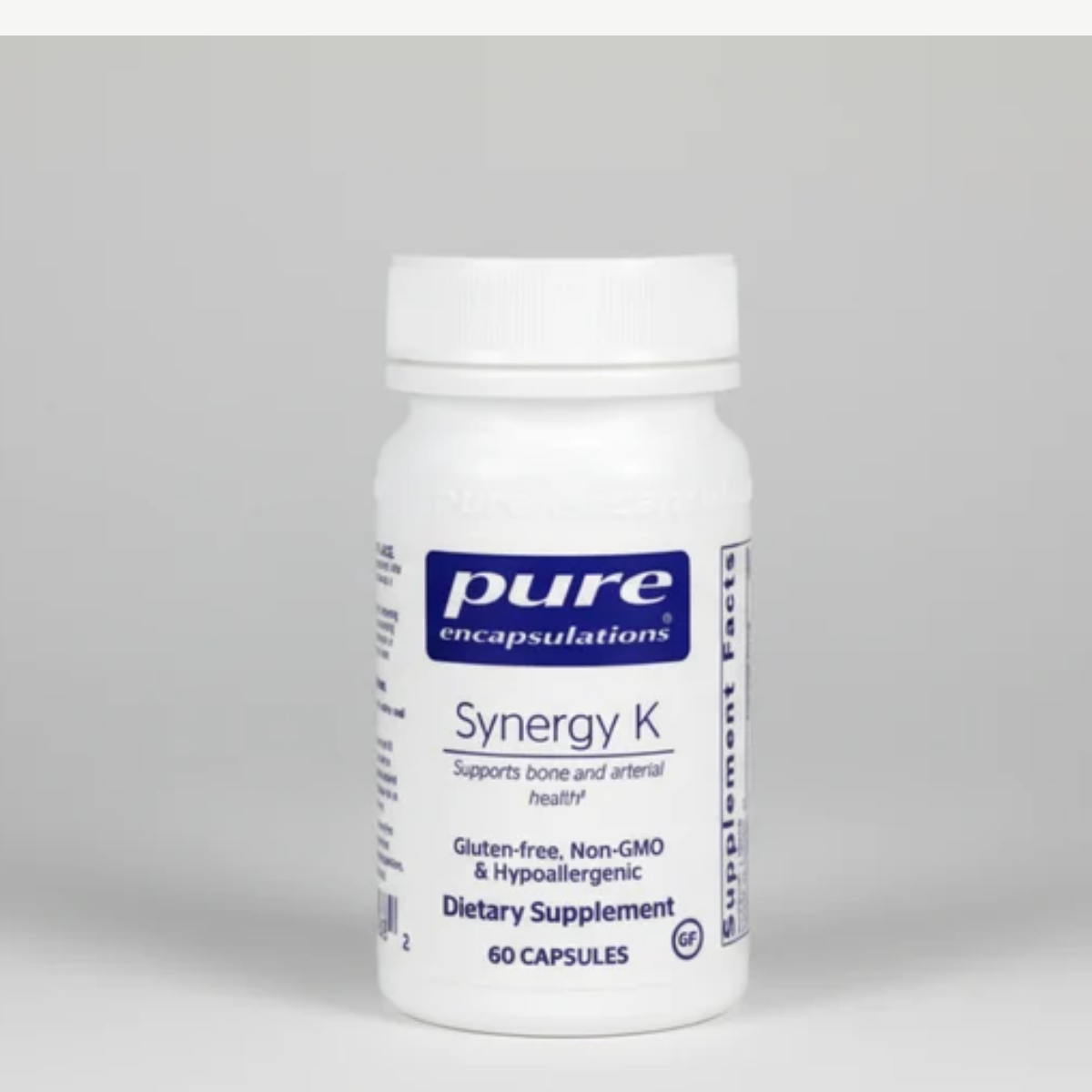Pure Encapsulations Synergy K - 60 Capsules front label