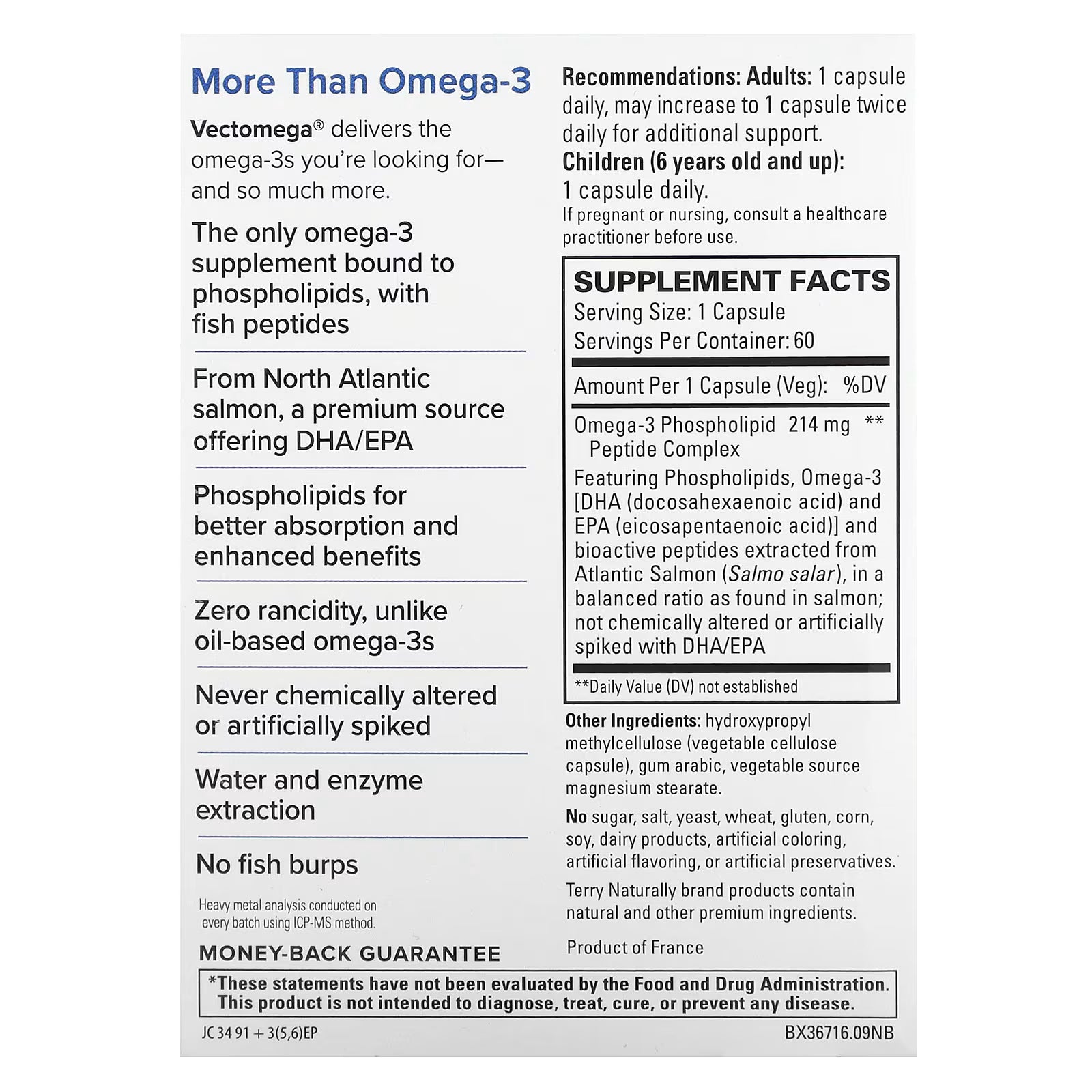 Terry Naturally Vectomega 60 Capsules